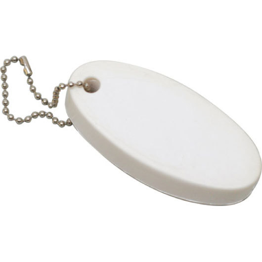 Stress Floating Keyrings White